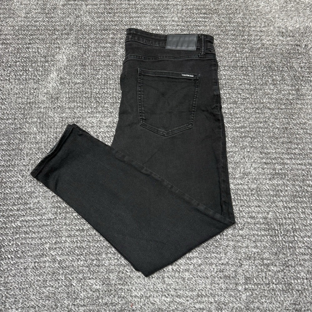 Calvin‎ Klein Men's Skinny Jeans Faded Black 38x30